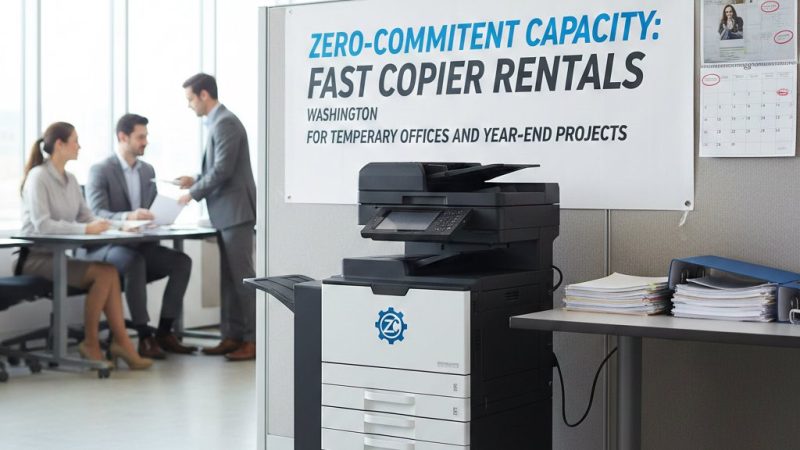 Zero-Commitment Capacity: Fast Copier Rentals in Washington for Temporary Offices and Year-End Projects