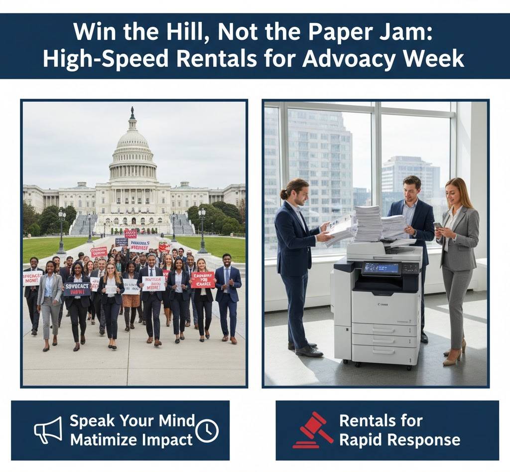 You are currently viewing Win the Hill, Not the Paper Jam: High-Speed Rentals for Advocacy Week